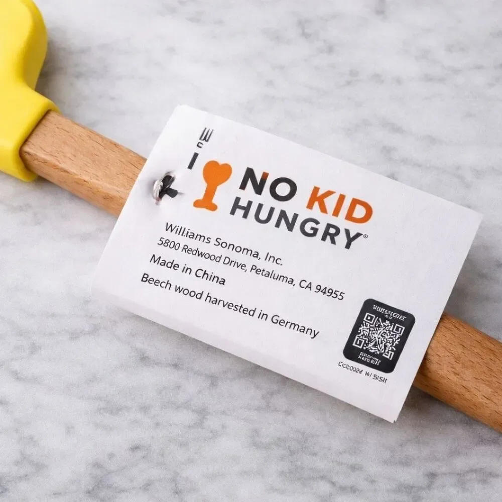 Williams Sonoma Terry Crews No Kid Hungry Wood Handle Spatula Limited Edit NWT